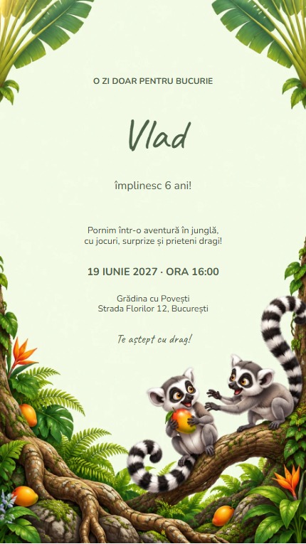 Mobil — Lemurii din Madagascar - Fără imagine