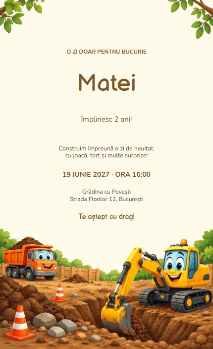 Mobil — Excavatorul cel harnic - Fără imagine