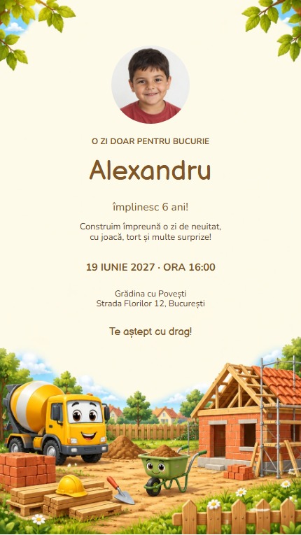 Mobil — Șantierul vesel - Cu imagine