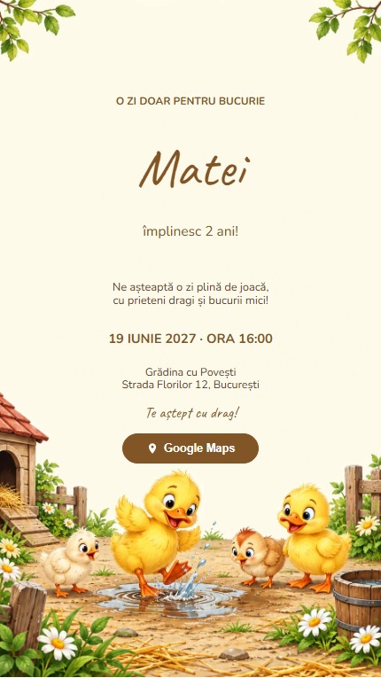 Mobil — Rățuște și puișori - Fără imagine